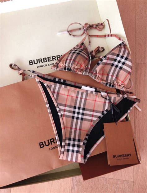 burberry swimmers|burberry bikini swimsuit.